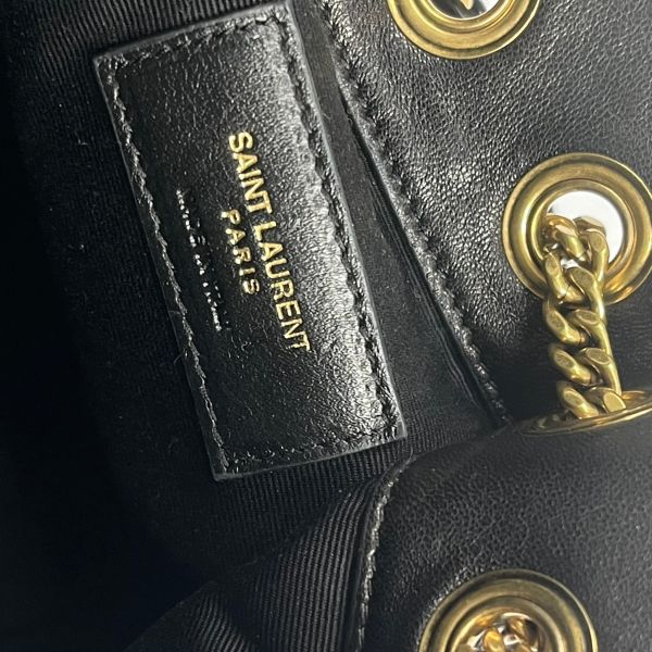 【12期0利率】YSL  Joe絎縫小羊皮迷你水桶袋【9成新】 