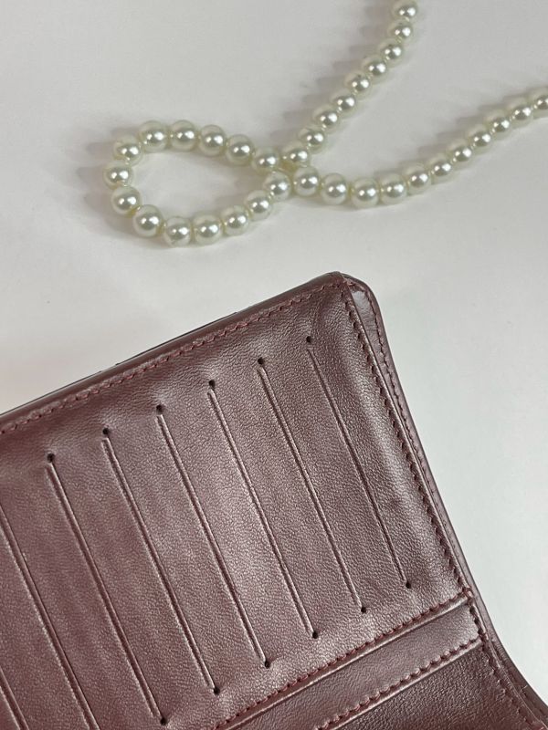 【分期0利率】CHANEL 羊皮對開長夾【95成新】 