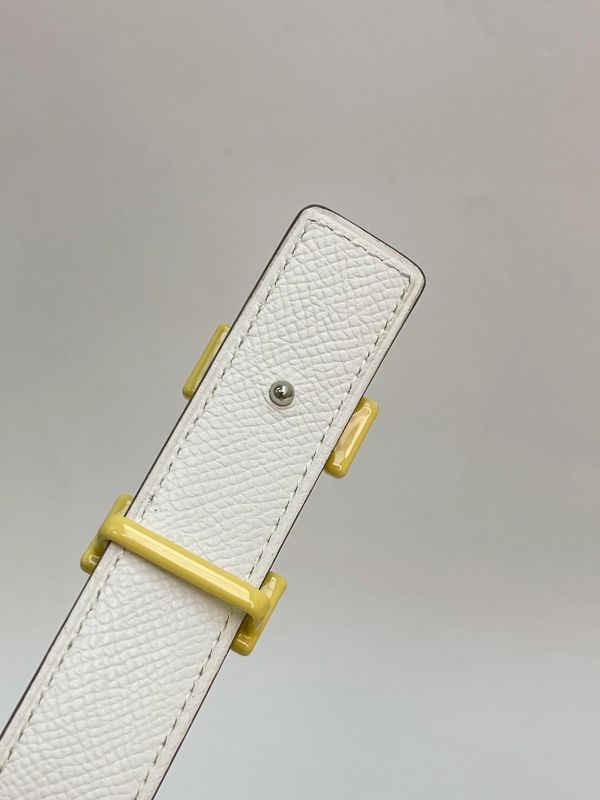 【95成新】HERMES 漸層琺瑯雙面皮帶 24MM 