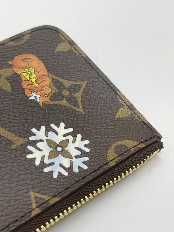 【閒置新品】LV  Romy 限量款拉鍊卡包 
