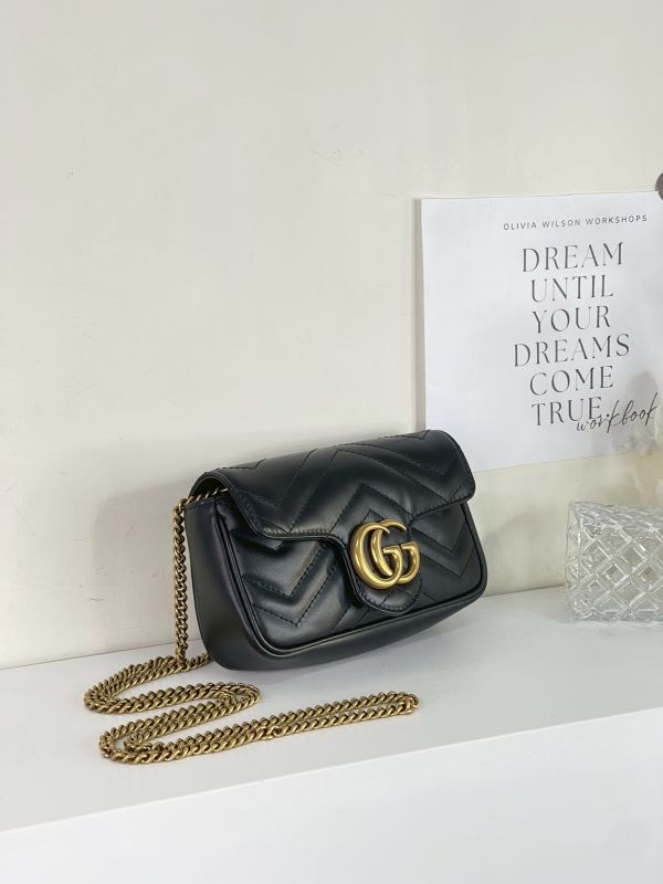 【分期0利率】GUCCI Marmont 迷你肩背包【95成新】 