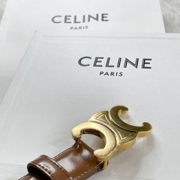 【12期0利率】CELINE 凱旋門2.5cm皮帶【全新品】【現金價】 