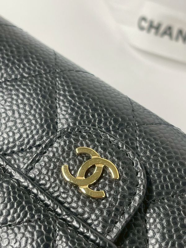 【分期0利率】CHANEL COCO 魚子醬中夾 黑金【99成新】 