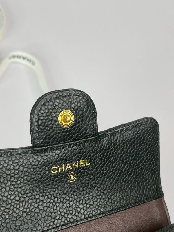 【分期0利率】CHANEL COCO 背面拉鍊三折短夾【9成新】 