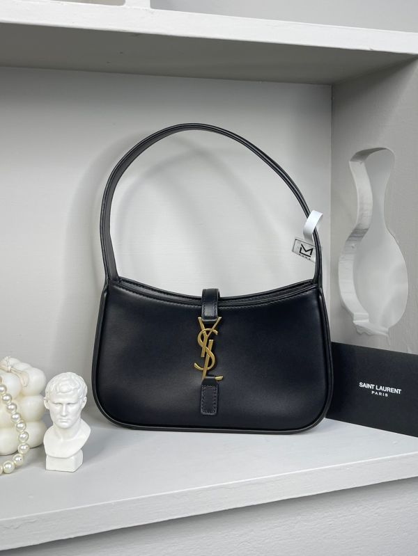 【分期0利率】YSL le 5 à 7滑面皮革迷你手袋【99成新】 