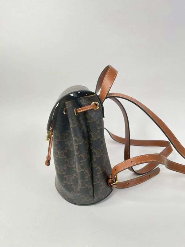 【99成新】CELINE BONNIE標誌印花背包 