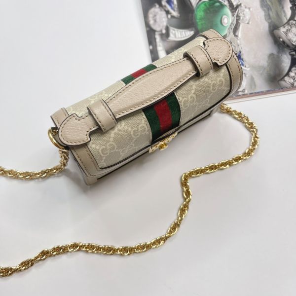 【12期0利率】GUCCI Ophidia迷你肩揹袋【24/05台灣購證】【95成新】 