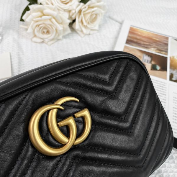 【12期0利率】GUCCI GG Marmont 相機包【9成新】 