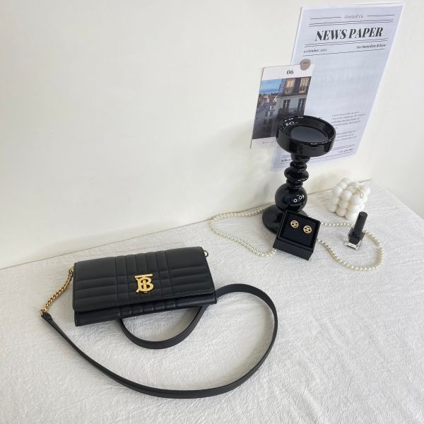 【12期0利率】BURBERRY LOLA TB WOC黑金【9成新】 
