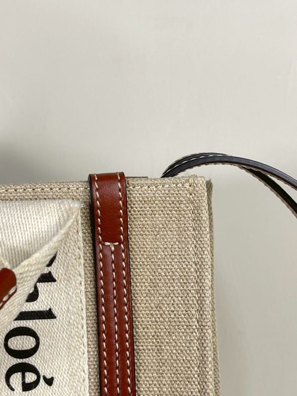 【分期0利率】CHLOE WOODY TOTE 迷你 棕【88成新】 