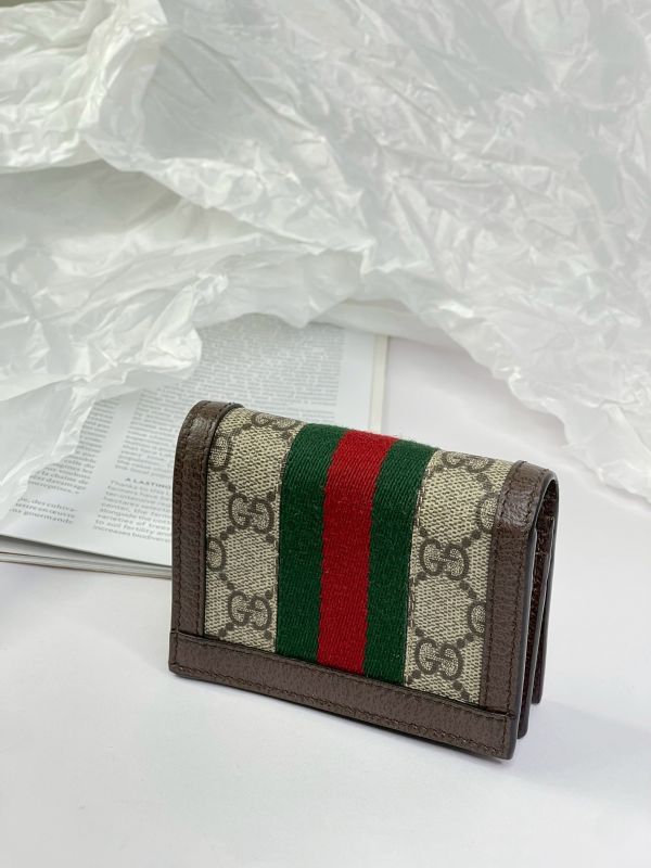 【95成新】GUCCI OPHIDIA GG零錢對開短夾 