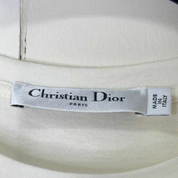 【12期0利率】【9成新】DIOR  金屬絲標誌短T   S  SIZE (5折) 