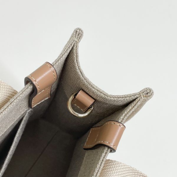 【12期0利率】【全新閒置】Chloé 刺繡背帶款小號Woody Tote Bag 奶茶色 