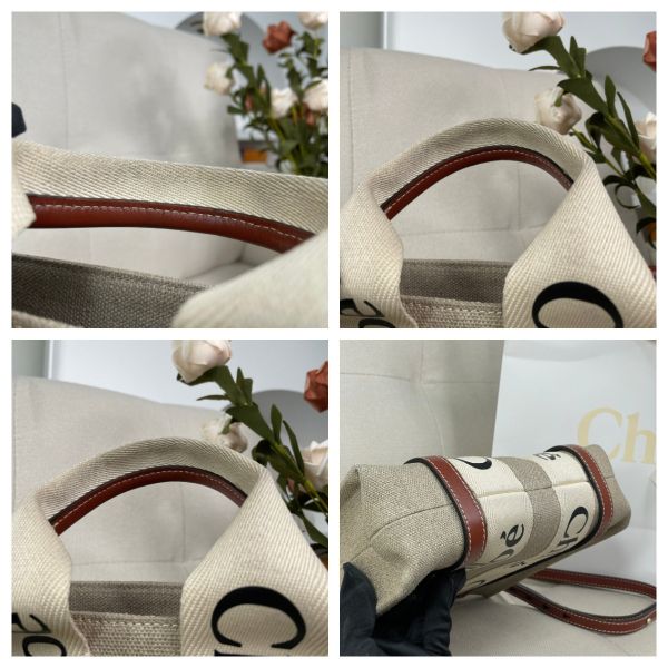 【12期0利率】CHLOE SMALL WOODY TOTE【9成新】 