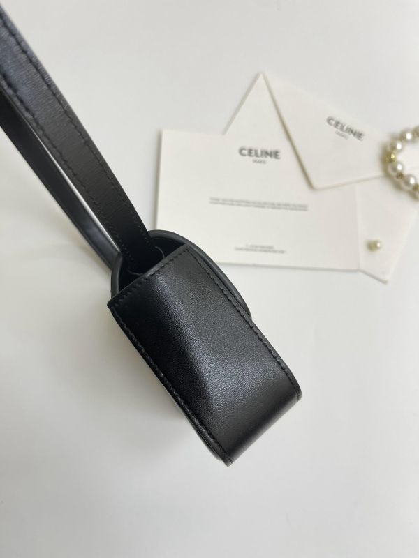 【95成新】CELINE CLAUDE亮澤牛皮革迷你手袋 