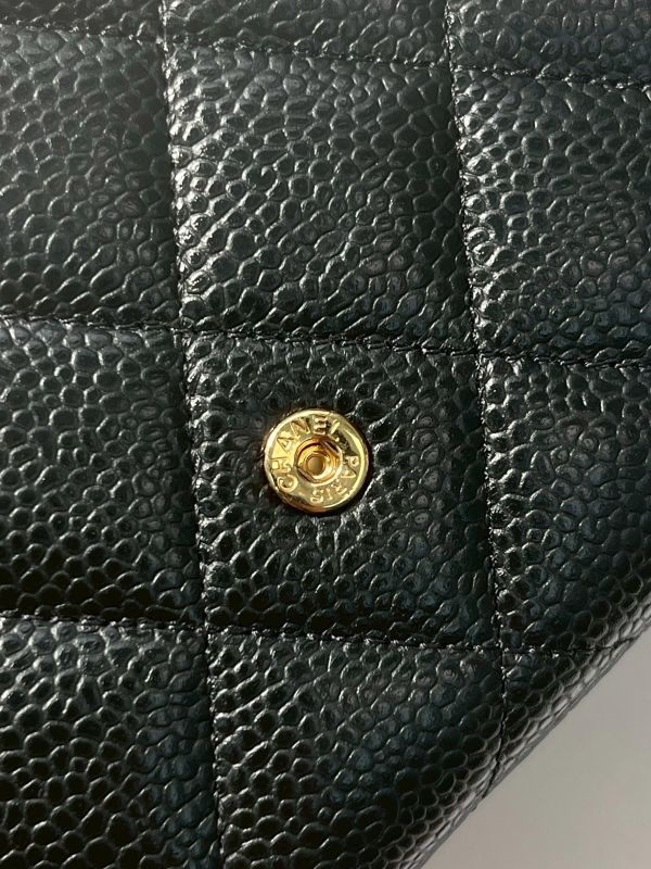 【95成新】CHANEL COCO 經典翻蓋長夾 
