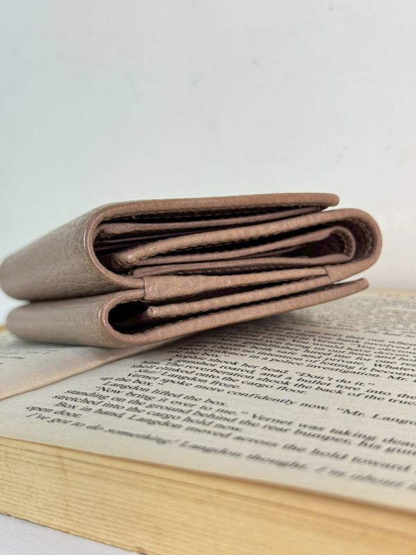 【分期0利率】GUCCI GG MARMONT荔枝皮雙層零錢袋三折短夾【9成新】 