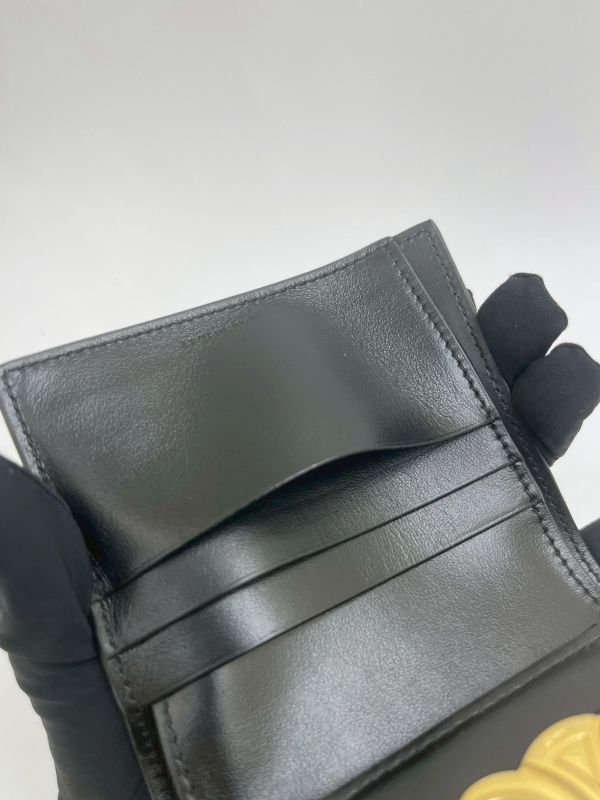 【95成新】CELINE 亮面牛皮革TRIOMPHE三折短夾 