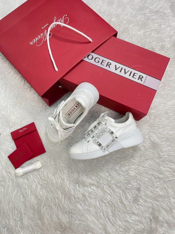【分期0利率】Roger Vivier Viv' Skate 皮革運動鞋 37號【95成新】 