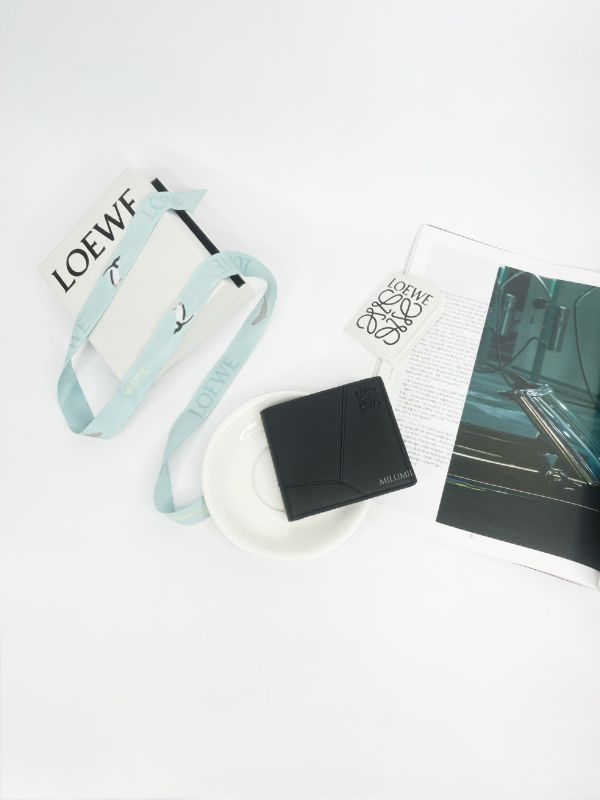 【分期0利率】LOEWE 經典小牛皮PUZZLE 短夾【全新品】 