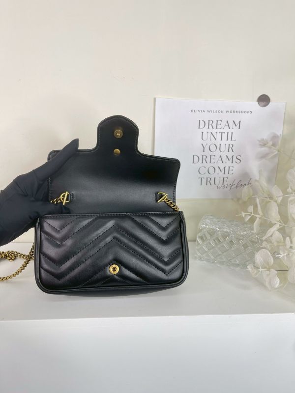 【分期0利率】GUCCI Marmont 迷你肩背包【95成新】 