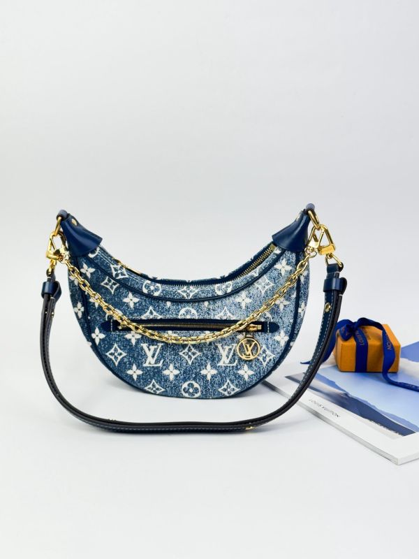 【95成新】LV LOOP PM 丹寧 