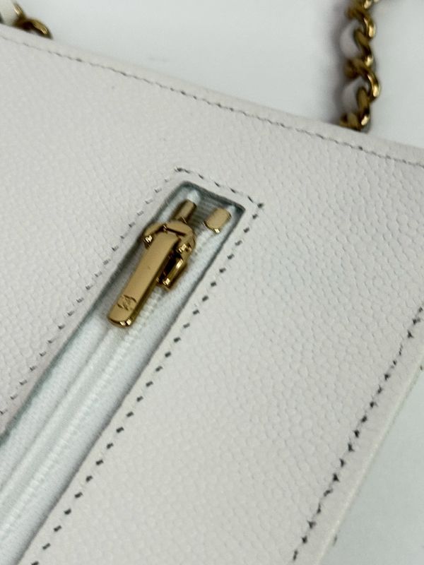 【分期0利率】CHANEL 魚子醬 WOC 白淡金 【95成新】 