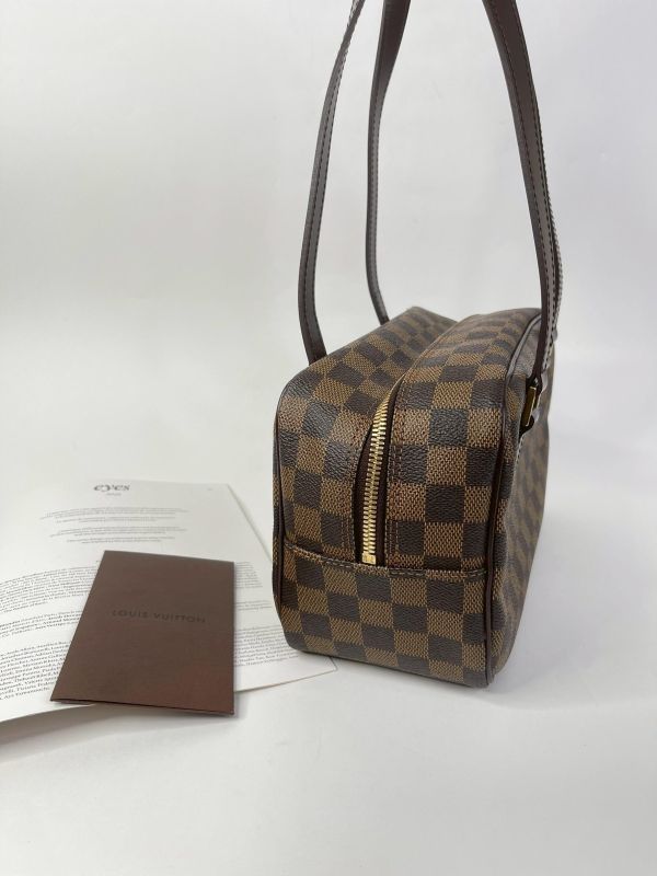 【95成新】LV 棋盤格保齡球包 