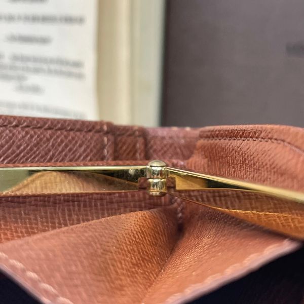 LV  VTG老花零錢對扣式中夾【9成新】【僅限匯款】 