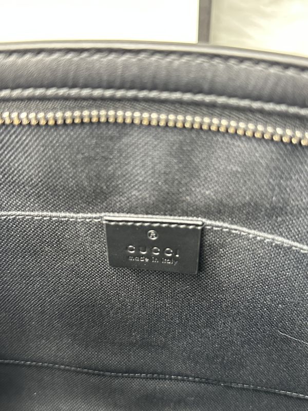 【9.9成】【12期0利率】GUCCI GG Supreme 紅藍WEB織帶手拿包 