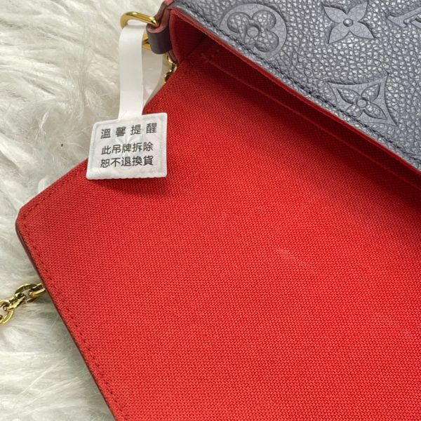【12期0利率】LV FÉLICIE 壓紋三合一 海軍藍【18年6月巴黎購證】【88成新】 