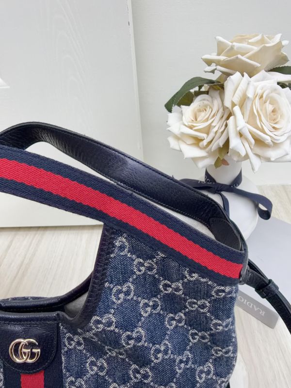 【9成新】GUCCI GIGLIO 緹花托特包 