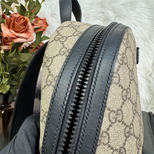 【12期0利率】GUCCI SUPREME 滿版印花後背包【全新閒置品】 