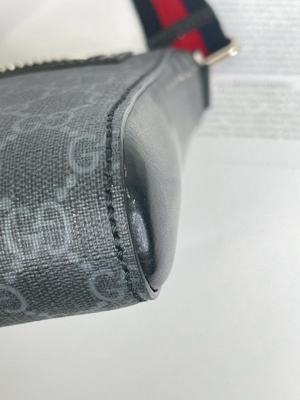 【99成新】GUCCI GG SUPREME 斜背包 