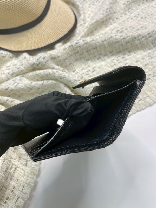 【分期0利率】YSL 魚子醬三折短夾 【9成新】 