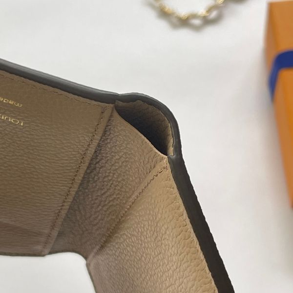 【12期0利率】LV   Victorine皮革三折短夾【99成新】 