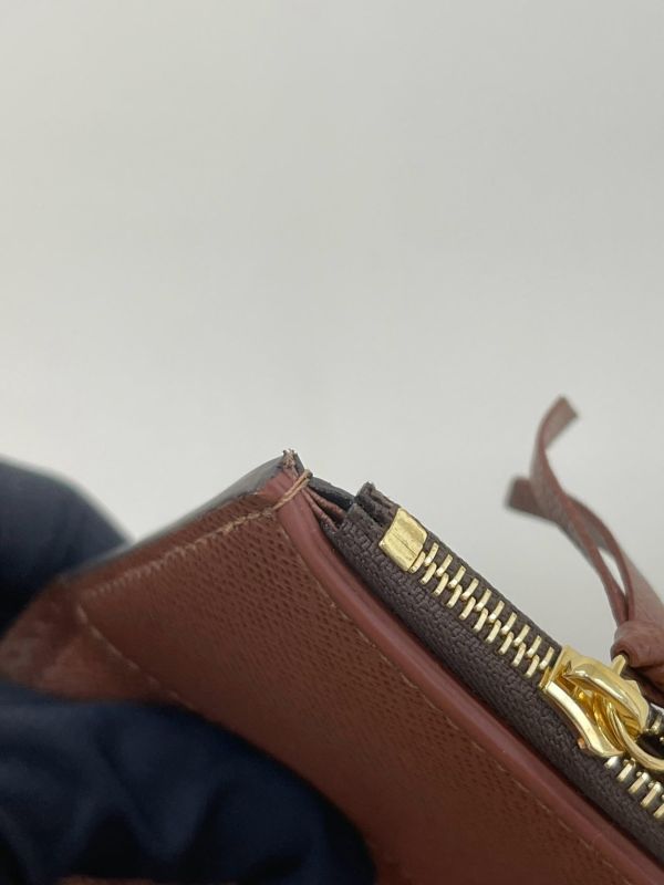 【未使用閒置品】 LV VICTORINE 老花三折短夾 