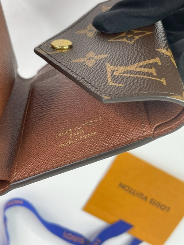 【分期0利率】 LV VICTORINE 老花三折短夾【95成新】