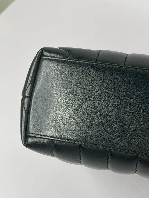 【分期0利率】YSL LOULOU 翻蓋雙層斜背包【95成新】 