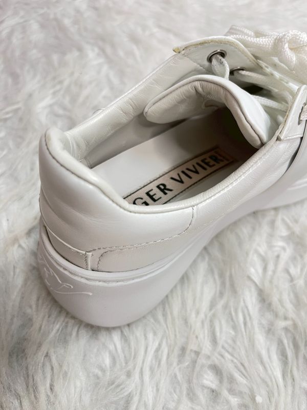 【分期0利率】Roger Vivier Viv' Skate 皮革運動鞋 37號【95成新】 