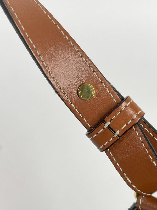 【95成新】CELINE AVA 標誌印花牛皮革手袋 