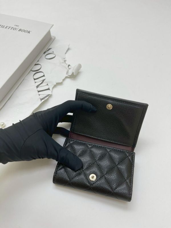 【全新品】CHANEL  COCO迷你雙層三折短夾 