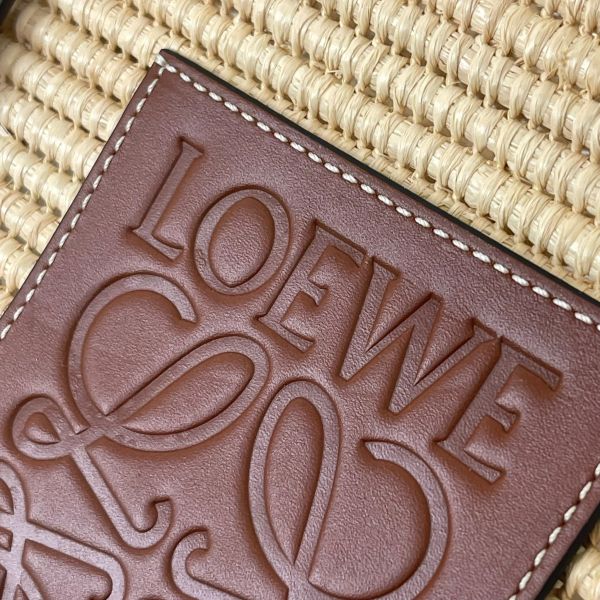 【12期0利率】LOEWE 手提肩背草編包【9成新】 