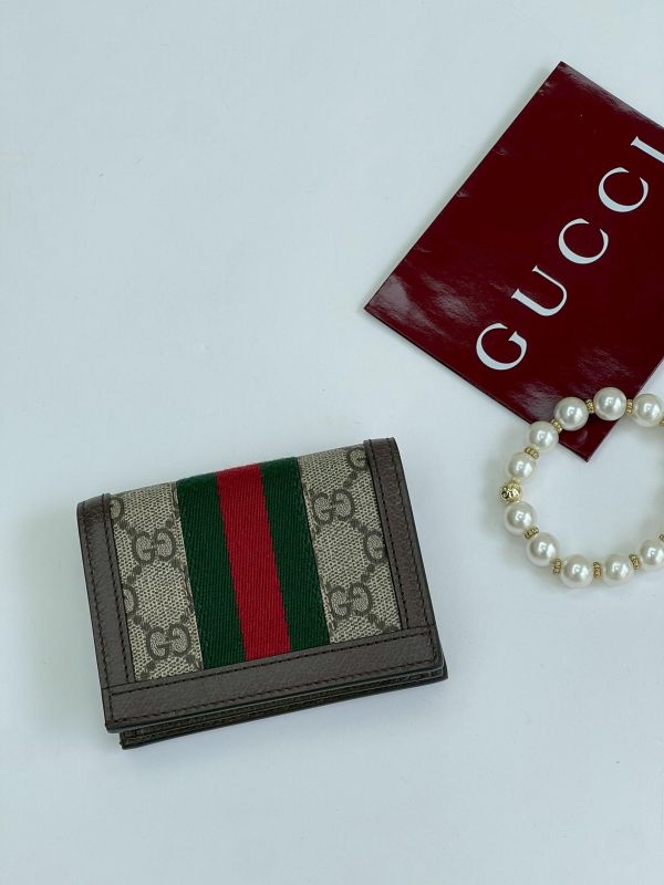 【99成新】GUCCI OPHIDIA 雙折短夾 