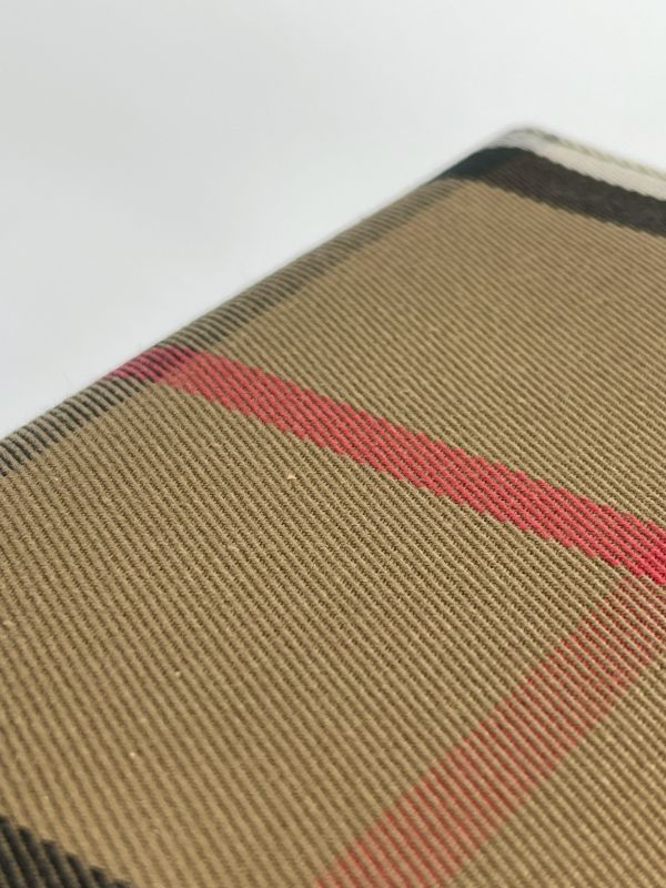 【閒置新品】BURBERRY HOUSE 經典格紋拉鍊長夾 