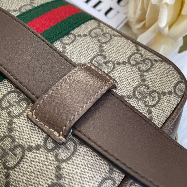 【12期0利率】【二手】GUCCI Ophidia  GG Supreme可拆式腰包 