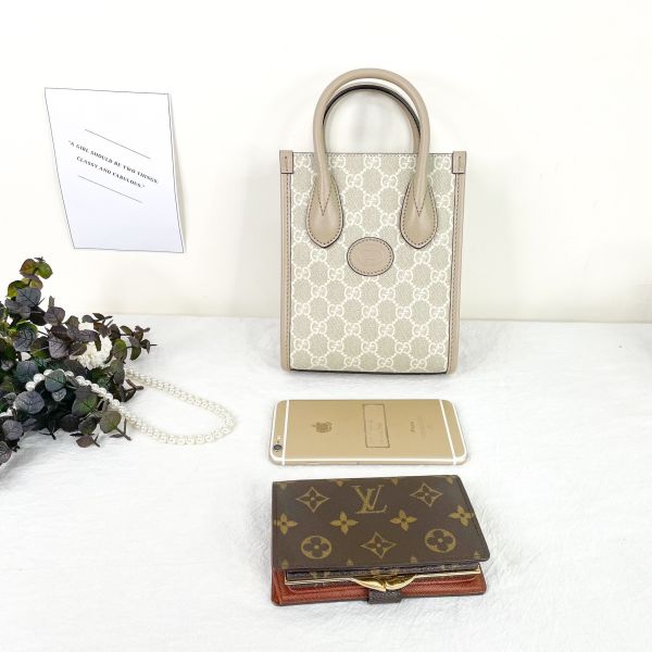 【12期0利率】Gucci 迷你琴譜包 奶茶色【95成新】 