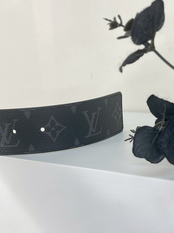 【分期0利率】LV  Initiales啞面黑色皮帶 40MM【全新品】 