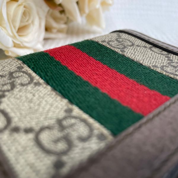 【9成新】【12期0利率】GUCCI OPHIDIA 雙折短夾 