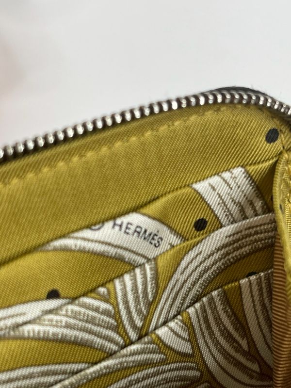 【分期0利率】HERMES 絲巾短夾  黑【99成新】 